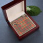 To My Beautiful Soulmate Necklace In Your Eyes I Have Found My Home Clan Munro Ancient Tartan Forever Love Necklace Tartan Gift for Girlfriend Everlasting Love Necklace