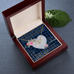 Gift To My Beautiful Girlfriend Valentine Necklace For Soulmate Anniversary Clan Home Hume Tartan Everlasting Love Necklace,valentine necklace, necklace girlfriend, necklace for wife, cute necklaces for girlfriend, jewelry for girlfriend, to my soulmate necklace, to my future wife necklace,