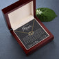 To My Mom Necklace, To My Beautiful Mom Necklace, Mother's Day Gift For Mom From Son, Thank You Mom Mother's Day Everlasting Love Necklace