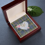 Gift To My Beautiful Girlfriend Valentine Necklace For Soulmate Anniversary Clan MacSporran Tartan Everlasting Love Necklace,valentine necklace, necklace girlfriend, necklace for wife, cute necklaces for girlfriend, jewelry for girlfriend, to my soulmate necklace, to my future wife necklace,