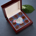 Gift To My Beautiful Girlfriend Valentine Necklace For Soulmate Anniversary Clan Trotter Tartan Everlasting Love Necklace,valentine necklace, necklace girlfriend, necklace for wife, cute necklaces for girlfriend, jewelry for girlfriend, to my soulmate necklace, to my future wife necklace,