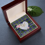 Gift To My Beautiful Girlfriend Valentine Necklace For Soulmate Anniversary Clan Colquhoun Tartan Everlasting Love Necklace,valentine necklace, necklace girlfriend, necklace for wife, cute necklaces for girlfriend, jewelry for girlfriend, to my soulmate necklace, to my future wife necklace,
