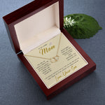To My Loving Mom Necklace You Are Important To Me Gift For Her Mother's Day Mother's Day Necklace Mother's Day Everlasting Love Necklace