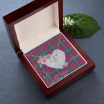 Gift To My Beautiful Girlfriend Valentine Necklace For Soulmate Anniversary Clan Lindsay Ancient Tartan Everlasting Love Necklace,valentine necklace, necklace girlfriend, necklace for wife, cute necklaces for girlfriend, jewelry for girlfriend, to my soulmate necklace, to my future wife necklace,