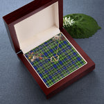 To My Beautiful Soulmate Necklace In Your Eyes I Have Found My Home Clan Monteith Hunting Tartan Forever Love Necklace Tartan Gift for Girlfriend Everlasting Love Necklace