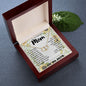 To My Mom - You Are The World Mother's Day Necklace, Mother's Day Everlasting Love Necklace