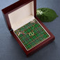 To My Beautiful Soulmate Necklace In Your Eyes I Have Found My Home Clan Wallace Hunting Tartan Everlasting Love Necklace