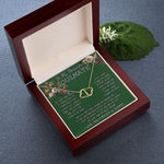 To My Beautiful Soulmate Necklace In Your Eyes I Have Found My Home Clan Agnew Hunting Tartan Everlasting Love Necklace