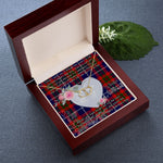 Gift To My Beautiful Girlfriend Valentine Necklace For Soulmate Anniversary Clan Pennycook Tartan Everlasting Love Necklace,valentine necklace, necklace girlfriend, necklace for wife, cute necklaces for girlfriend, jewelry for girlfriend, to my soulmate necklace, to my future wife necklace,