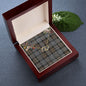 To My Beautiful Soulmate Necklace In Your Eyes I Have Found My Home Clan MacKay Weathered Tartan Forever Love Necklace Tartan Gift for Girlfriend Everlasting Love Necklace