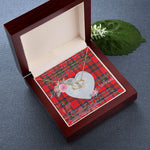 Gift To My Beautiful Girlfriend Valentine Necklace For Soulmate Anniversary Clan MacGillivray Tartan Everlasting Love Necklace,valentine necklace, necklace girlfriend, necklace for wife, cute necklaces for girlfriend, jewelry for girlfriend, to my soulmate necklace, to my future wife necklace,