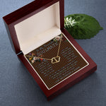 To My Beautiful Soulmate Necklace In Your Eyes I Have Found My Home Clan Innes of Cowie Tartan Everlasting Love Necklace