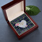 Scotstee Shop - To My Beautiful Girlfriend Valentine Necklace Clan Arbuthnott Tartan Gift for Girlfriend Everlasting Love Necklace
