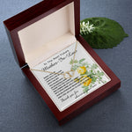 Mother-In-Law Necklace, Thank You To Mother-In-Law Necklace Gift, Mother's Day Everlasting Love Necklace