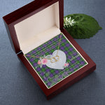 Gift To My Beautiful Girlfriend Valentine Necklace For Soulmate Anniversary Clan MacBrayne Tartan Everlasting Love Necklace,valentine necklace, necklace girlfriend, necklace for wife, cute necklaces for girlfriend, jewelry for girlfriend, to my soulmate necklace, to my future wife necklace,