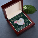 Scotstee Shop - To My Beautiful Girlfriend Valentine Necklace Clan Austin Tartan Gift for Girlfriend Everlasting Love Necklace