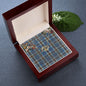To My Beautiful Soulmate Necklace In Your Eyes I Have Found My Home Clan Thomson Blue Tartan Everlasting Love Necklace