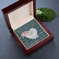 Gift To My Beautiful Girlfriend Valentine Necklace For Soulmate Anniversary Clan Mouat Tartan Everlasting Love Necklace,valentine necklace, necklace girlfriend, necklace for wife, cute necklaces for girlfriend, jewelry for girlfriend, to my soulmate necklace, to my future wife necklace,