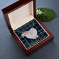 Scotstee Shop - To My Beautiful Girlfriend Valentine Necklace Clan Forbes Tartan Gift for Girlfriend Everlasting Love Necklace