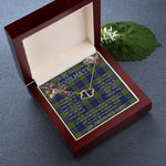 To My Beautiful Soulmate Necklace In Your Eyes I Have Found My Home Clan Colquhoun Tartan Everlasting Love Necklace