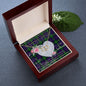 Gift To My Beautiful Girlfriend Valentine Necklace For Soulmate Anniversary Clan Inglis Tartan Everlasting Love Necklace