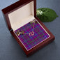 To My Beautiful Soulmate Necklace In Your Eyes I Have Found My Home Clan Jackson Tartan Everlasting Love Necklace