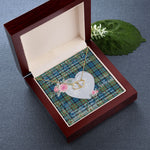 Gift To My Beautiful Girlfriend Valentine Necklace For Soulmate Anniversary Clan Colquhoun Ancient Tartan Everlasting Love Necklace,valentine necklace, necklace girlfriend, necklace for wife, cute necklaces for girlfriend, jewelry for girlfriend, to my soulmate necklace, to my future wife necklace,