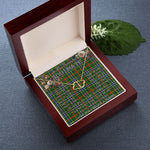 To My Beautiful Soulmate Necklace In Your Eyes I Have Found My Home Clan Bisset Pattern Tartan Everlasting Love Necklace