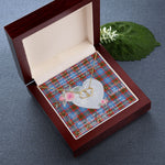 Gift To My Beautiful Girlfriend Valentine Necklace For Soulmate Anniversary Clan Congilton Tartan Everlasting Love Necklace,valentine necklace, necklace girlfriend, necklace for wife, cute necklaces for girlfriend, jewelry for girlfriend, to my soulmate necklace, to my future wife necklace,