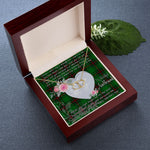 Gift To My Beautiful Girlfriend Valentine Necklace For Soulmate Anniversary Clan Primrose Tartan Everlasting Love Necklace,valentine necklace, necklace girlfriend, necklace for wife, cute necklaces for girlfriend, jewelry for girlfriend, to my soulmate necklace, to my future wife necklace,