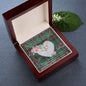 Gift To My Beautiful Girlfriend Valentine Necklace For Soulmate Anniversary Clan Chisholm Hunting Ancient Tartan Everlasting Love Necklace,valentine necklace, necklace girlfriend, necklace for wife, cute necklaces for girlfriend, jewelry for girlfriend, to my soulmate necklace, to my future wife necklace,