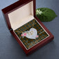 Scotstee Shop - To My Beautiful Girlfriend Valentine Necklace Clan Brisbane Tartan Gift for Girlfriend Everlasting Love Necklace