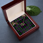To My Beautiful Soulmate Necklace In Your Eyes I Have Found My Home Clan Urquhart Tartan Everlasting Love Necklace