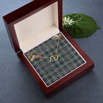 To My Beautiful Soulmate Necklace In Your Eyes I Have Found My Home Clan Davidson of Tulloch Dress Tartan Forever Love Necklace Tartan Gift for Girlfriend Everlasting Love Necklace