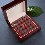 To My Beautiful Soulmate Necklace In Your Eyes I Have Found My Home Clan Rob Roy MacGregor Modern Tartan Forever Love Necklace Tartan Gift for Girlfriend Everlasting Love Necklace