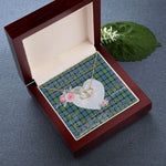 Gift To My Beautiful Girlfriend Valentine Necklace For Soulmate Anniversary Clan MacEwen Ancient Tartan Everlasting Love Necklace,valentine necklace, necklace girlfriend, necklace for wife, cute necklaces for girlfriend, jewelry for girlfriend, to my soulmate necklace, to my future wife necklace,