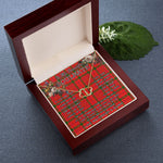 To My Beautiful Soulmate Necklace In Your Eyes I Have Found My Home Clan MacDonell Of Keppoch Modern Tartan Forever Love Necklace Tartan Gift for Girlfriend Everlasting Love Necklace