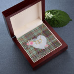 Gift To My Beautiful Girlfriend Valentine Necklace For Soulmate Anniversary Clan MacAndrew Tartan Everlasting Love Necklace,valentine necklace, necklace girlfriend, necklace for wife, cute necklaces for girlfriend, jewelry for girlfriend, to my soulmate necklace, to my future wife necklace,