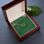 To My Beautiful Soulmate Necklace In Your Eyes I Have Found My Home Clan Dunbar Hunting Tartan Forever Love Necklace Tartan Gift for Girlfriend Everlasting Love Necklace