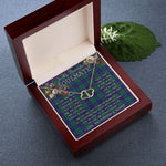 To My Beautiful Soulmate Necklace In Your Eyes I Have Found My Home Clan Hutton Tartan Everlasting Love Necklace
