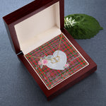 Gift To My Beautiful Girlfriend Valentine Necklace For Soulmate Anniversary Clan MacAlister Tartan Everlasting Love Necklace,valentine necklace, necklace girlfriend, necklace for wife, cute necklaces for girlfriend, jewelry for girlfriend, to my soulmate necklace, to my future wife necklace,
