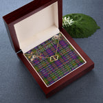To My Beautiful Soulmate Necklace In Your Eyes I Have Found My Home Clan Donaldson Tartan Forever Love Necklace Tartan Gift for Girlfriend Everlasting Love Necklace