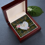 Gift To My Beautiful Girlfriend Valentine Necklace For Soulmate Anniversary Clan Walkinshaw Tartan Everlasting Love Necklace,valentine necklace, necklace girlfriend, necklace for wife, cute necklaces for girlfriend, jewelry for girlfriend, to my soulmate necklace, to my future wife necklace,