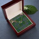 To My Beautiful Soulmate Necklace In Your Eyes I Have Found My Home Clan Henderson Modern Tartan Everlasting Love Necklace