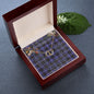 To My Beautiful Soulmate Necklace In Your Eyes I Have Found My Home Clan Dunlop Tartan Forever Love Necklace Tartan Gift for Girlfriend Everlasting Love Necklace
