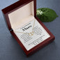 Mom Necklace - Gift For Mom From Son - You Have Been My Biggest Champion Mother's Day Gift, Mother's Day Everlasting Love Necklace