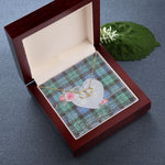 Gift To My Beautiful Girlfriend Valentine Necklace For Soulmate Anniversary Clan Mitchell Ancient Tartan Everlasting Love Necklace,valentine necklace, necklace girlfriend, necklace for wife, cute necklaces for girlfriend, jewelry for girlfriend, to my soulmate necklace, to my future wife necklace,