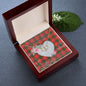 Gift To My Beautiful Girlfriend Valentine Necklace For Soulmate Anniversary Clan MacPhee Tartan Everlasting Love Necklace,valentine necklace, necklace girlfriend, necklace for wife, cute necklaces for girlfriend, jewelry for girlfriend, to my soulmate necklace, to my future wife necklace,