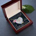 Gift To My Beautiful Girlfriend Valentine Necklace For Soulmate Anniversary Clan Shaw Modern Tartan Everlasting Love Necklace,valentine necklace, necklace girlfriend, necklace for wife, cute necklaces for girlfriend, jewelry for girlfriend, to my soulmate necklace, to my future wife necklace,