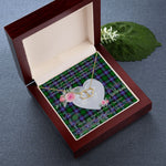 Scotstee Shop - To My Beautiful Girlfriend Valentine Necklace Clan Galbraith Morden Tartan Gift for Girlfriend Everlasting Love Necklace